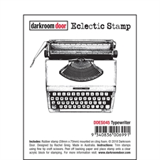 Darkroom Door Stamp - Eclectic Stamp / Typewriter