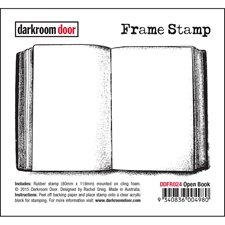 Darkroom Door Stamp - Frame Stamp / Open Book