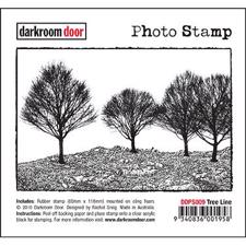 Darkroom Door Stamp - Photo Stamp / Tree Line