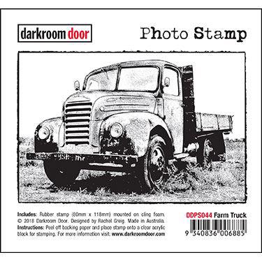 Darkroom Door Stamp - Photo Stamp / Farm Truck