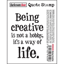 Darkroom Door Stamp - Quote Stamp / Being Creative