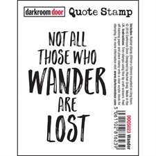 Darkroom Door Stamp - Quote Stamp / Wander