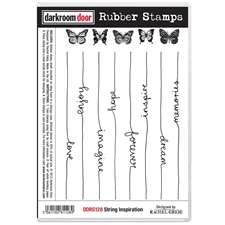 Darkroom Door Stamp - Rubber Stamp Set / String Inspiration