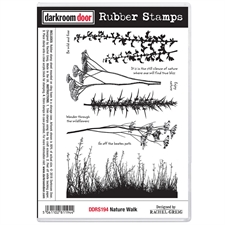 Darkroom Door Stamp - Rubber Stamp Set / Nature Walk