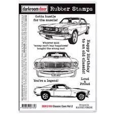 Darkroom Door Stamp - Rubber Stamp Set / Classic Cars Vol. 2
