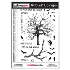 Darkroom Door Stamp - Rubber Stamp Set / Twisted Tree