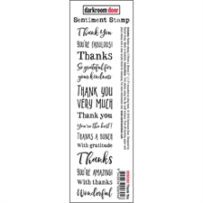 Darkroom Door Stamp - Sentiment Stamp / Thank You