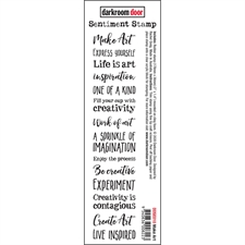 Darkroom Door Stamp - Sentiment Stamp / Make Art