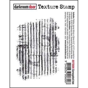 Darkroom Door Stamp - Texture Stamp / Corrugated Iron