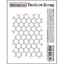 Darkroom Door Stamp - Texture Stamp / Chicken Wire