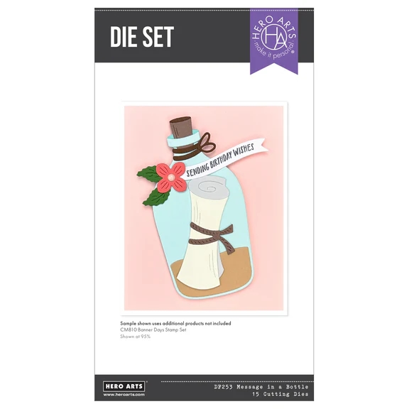 Hero Arts Die - Message in a Bottle