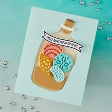 Hero Arts Die - Message in a Bottle