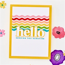 Hero Arts Die - Squiggly Rectangle Frame