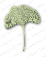 Impression Obsession (IO) Die - Ginkgo Leaf