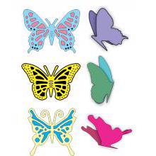 Cheery Lynn Die - Exotic Butterfly & Angel Wing  Small (6 dele)