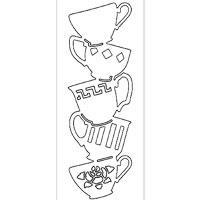 Dreamweaver CUTTING DIE - Stack of Tea Cups