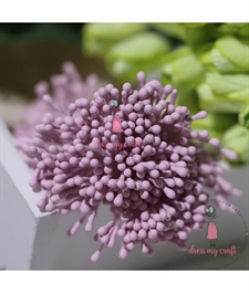 Dress My Craft Flower Stamen (støvdragere) - Pastel Thread Pollen / Lilac