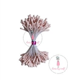 Dress My Craft Flower Stamen (støvdragere) - Pastel Thread Pollen / Pale Peach