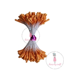 Dress My Craft Flower Stamen (støvdragere) - Pastel Thread Pollen / Pumpkin Pie