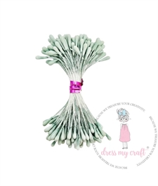 Dress My Craft Flower Stamen (støvdragere) - Pastel Thread Pollen / Pool Party Green