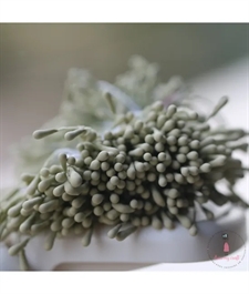 Dress My Craft Flower Stamen (støvdragere) - Pastel Thread Pollen / Old Olive