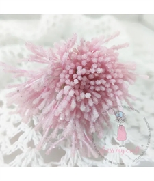 Dress My Craft Flower Stamen (støvdragere) - Sugar Thread Pollen / Baby Pink