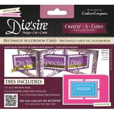 Die'Sire Create a Card - Accordion Card / Rectangle
