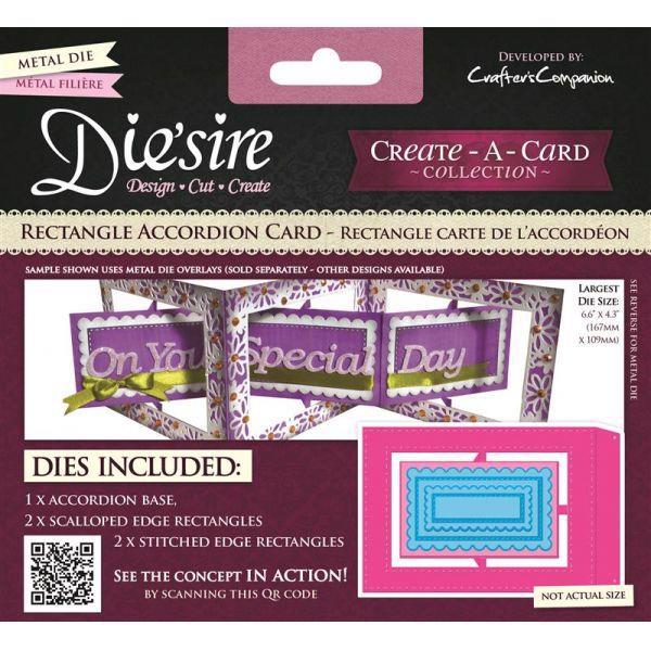 Die\'Sire Create a Card - Accordion Card / Rectangle