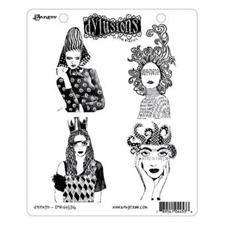Cling Rubber Stamp Set - Dylusions / Strength