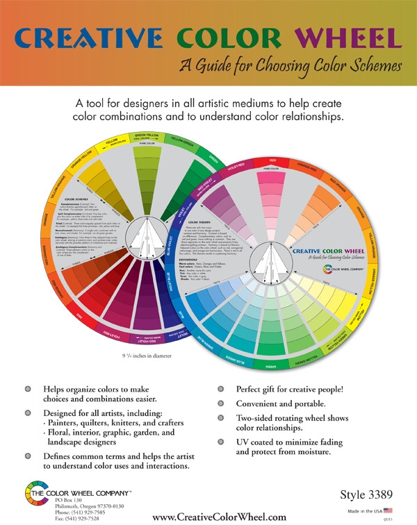 ColorWheel Company - CREATIVE Color Wheel (guide for choosing)