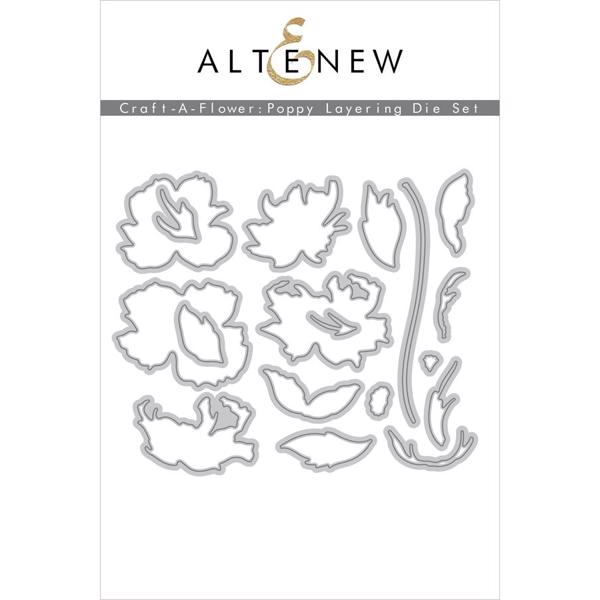 Altenew DIE - Craft-a-Flower (3D Layering Set): Poppy