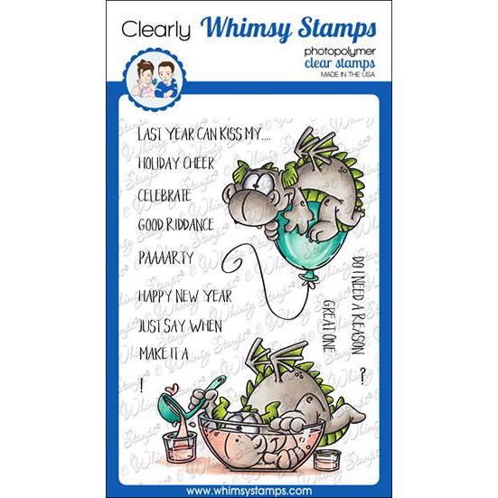 Whimsy Stamps Clear Stamp - Dragon New Year