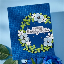 Spellbinders BetterPress Plate & Die Set - Birthday Wishes Sentiments