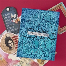 Spellbinders Embossing Folder - 3D Beautifully Imperfect / Crackle Paint