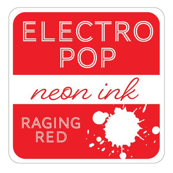 Gina K ElectroPop Neon Ink Pad - Raging Red