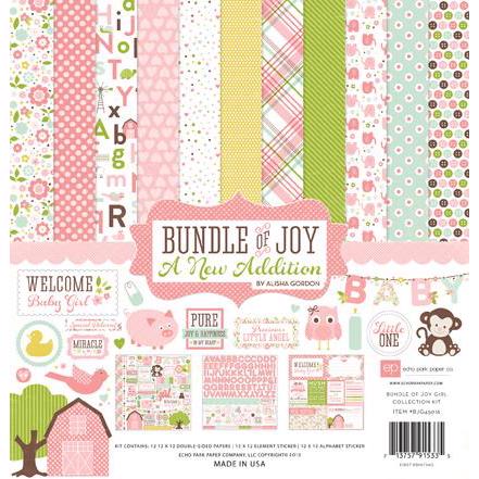 Echo Park Paper Collection Pack -  Bundle of Joy 2 (NEW) / Girl