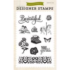 Echo Park STAMPS - Beautiful Girl