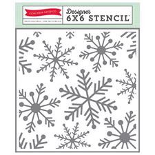 Echo Park Stencil 6x6" - Snowflakes #1