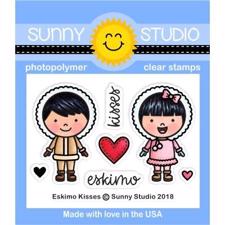 Sunny Studio Stamps - Clear Stamp / Eskimo Kisses