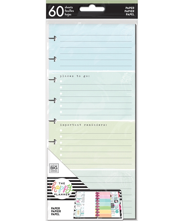 Happy Planner / Create 365 - Half Sheet Homebody To Do (std)