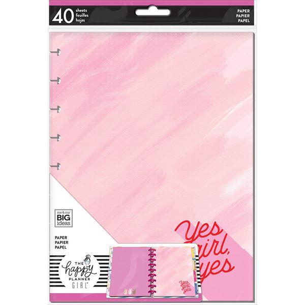 Happy Planner Fill Paper - Classic Note Paper / Encourager Yes Girl