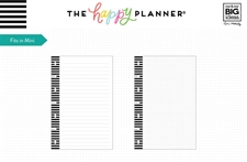 Happy Planner MINI Planner Fill Paper - Note & Graph Paper (lille)