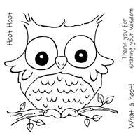 Clear Magic Stamp - What a Hoot