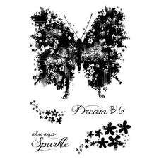 Clear Singles Stamp - Butterfly Sparkle