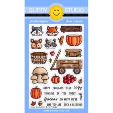 Sunny Studio Stamps - Clear Stamp / Fall Friends