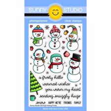 Sunny Studio Stamps - Clear Stamp / Feeling Frosty