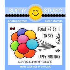 Sunny Studio Stamps - Clear Stamp / Floating By