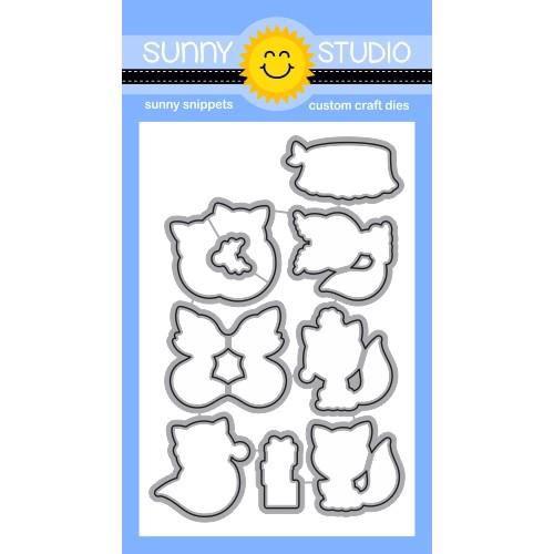 Sunny Studio Stamps - DIES / Foxy Christmas