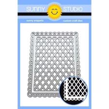 Sunny Studio Stamps - DIES / Frilly Frames - Lattice