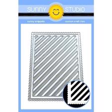 Sunny Studio Stamps - DIES / Frilly Frames - Stripes